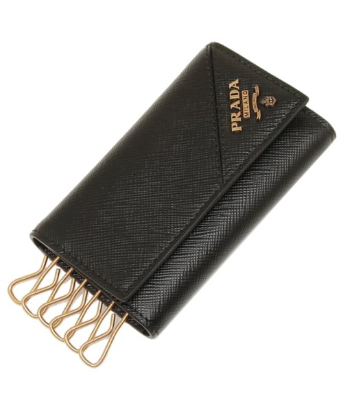 セール プラダ キーケース メンズ Prada 2pg222 Qme F0632 ブラック プラダ Prada D Fashion