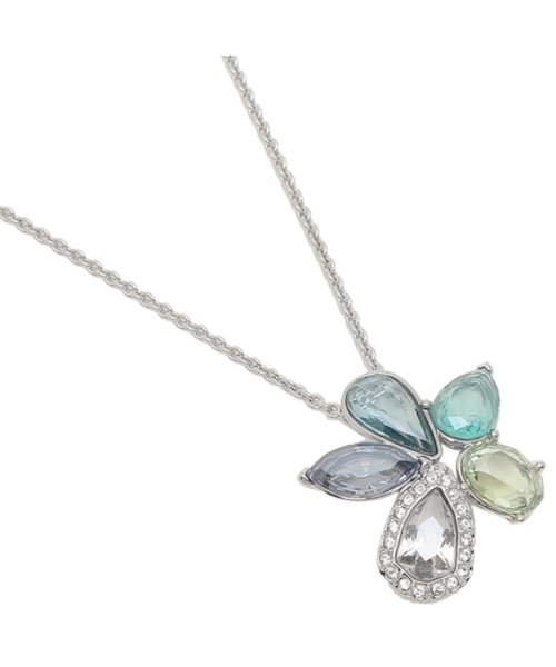 セール スワロフスキー ネックレス アクセサリー Swarovski Sunny レディース ペンダント シルバー ブルー スワロフスキー Swarovski D Fashion