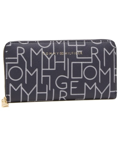 トミーヒルフィガー 長財布 アウトレット メンズ レディース Tommy Hilfiger 69j1264 410 ネイビー トミーヒルフィガー Tommy Hilfiger D Fashion