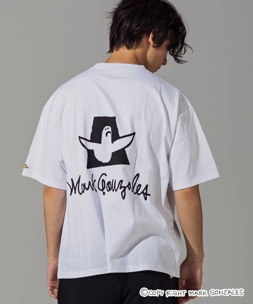 セール Mark Gonzales マーク ゴンザレス バックプリントtシャツ Mark Gonzales Mark Gonzales D Fashion