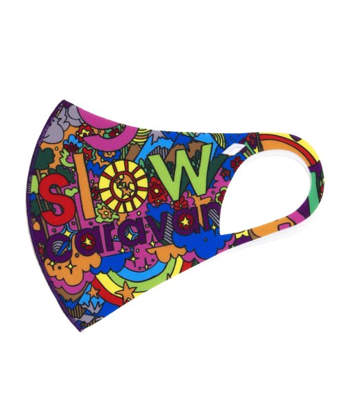 セール 50%OFF】go slow caravan 接触冷感 総柄マスク 2P(503453287) ゴースローキャラバン(go slow caravan) d fashion ゴースローキャラバン 総柄マスク 1P