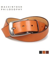 MACKINTOSH PHILOSOPHY/マッキントッシュ フィロソフィー MACKINTOSH PHILOSOPHY ベルト レザーベルト メンズ 本革 バックル LEATHER BELT ブラック /503535558