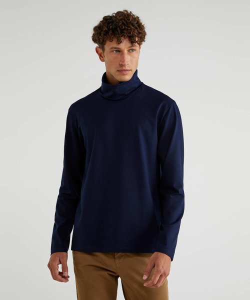 セール タートルネック長袖tシャツ カットソー ベネトン メンズ Benetton Mens D Fashion セール タートルネック長袖tシャツ カットソー ベネトン メンズ Benetton Mens D Fashion