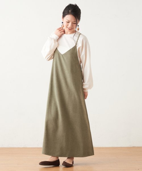 セール 50 Off ピーチキャミワンピース ロンt set オリーブデオリーブ Olive Des Olive D Fashion セール 50 Off ピーチキャミワンピース ロンt set オリーブデオリーブ Olive Des Olive D Fashion