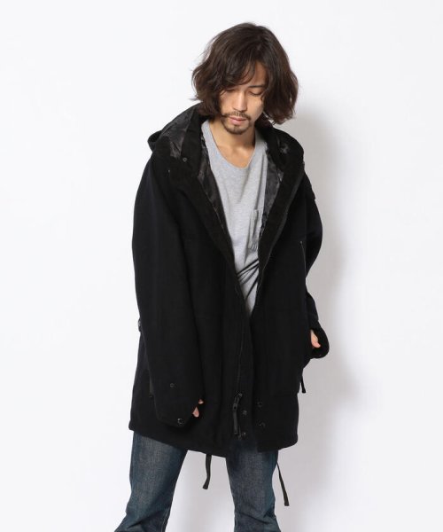 ENGINEERED GARMENTS×Schott(エンジニアド ガーメンツ×ショット) 701EG MELTON UTILITY HOODED COAT