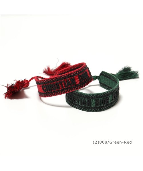 セール Dior ディオール B0961 Adrco Textile J Adior Bracelet ブレスレット ミサンガ 2点セット レディース ディオール Dior D Fashion