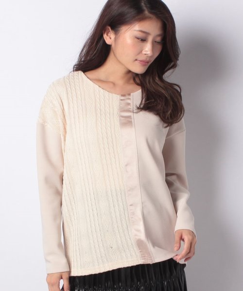 セール 40 Off Doll Up Oops 異素材使いニット切替プルオーバー インタープラネットセレクト Interplanetselect D Fashion セール 40 Off Doll Up Oops 異素材使いニット切替プルオーバー インタープラネットセレクト Interplanetselect D Fashion