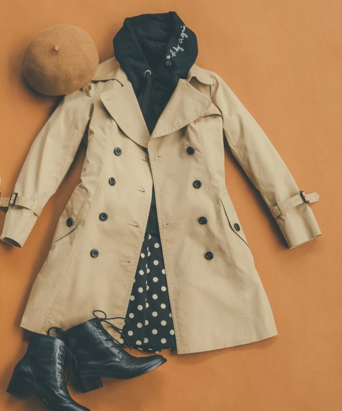Wf32 Manteau ダブルトレンチコート トゥービー バイ アニエスベー To B By Agnes B D Fashion Wf32 Manteau ダブルトレンチコート トゥービー バイ アニエスベー To B By Agnes B D Fashion