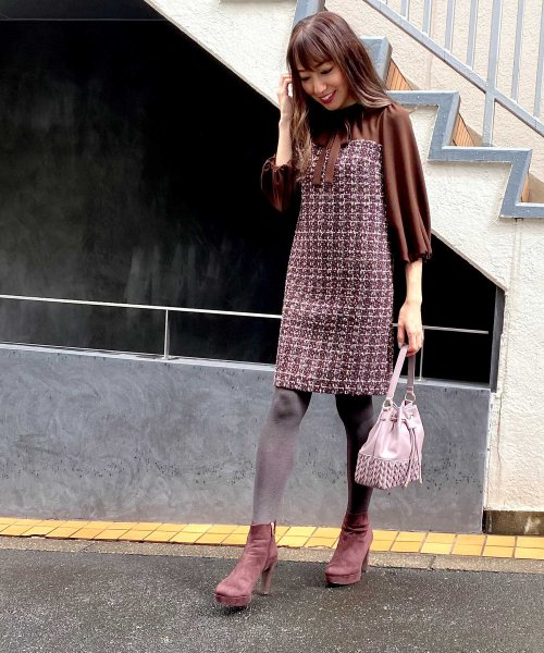 セール 70 Off ツイードサックワンピース トランテアン ソン ドゥ モード 31 Sons De Mode D Fashion