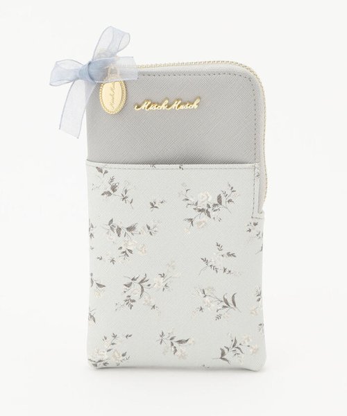 セール フラワー柄スマホポーチ ミッシュマッシュ Misch Masch D Fashion セール フラワー柄スマホポーチ ミッシュマッシュ Misch Masch D Fashion