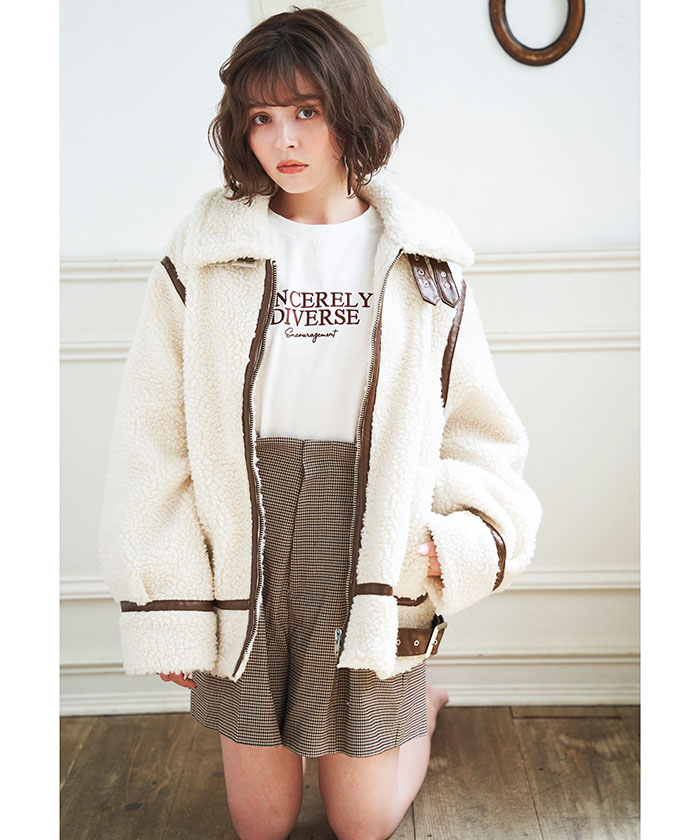 Y's モノトーンチェック柄 キュロットパンツ INGNI（イング）の「チェック柄キュロットパンツ（）」 - WEAR