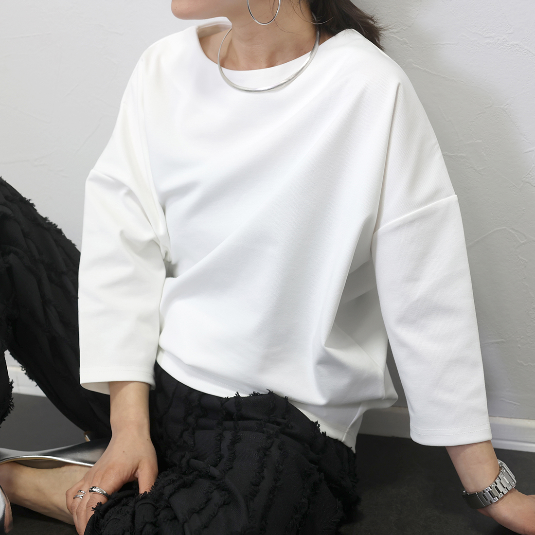 ohga オーガ　EMPIRE TOPS チュニック ホワイト 白 ohga オーガ EMPIRE TOPS チュニック ホワイト 白 ITEM | OHGA