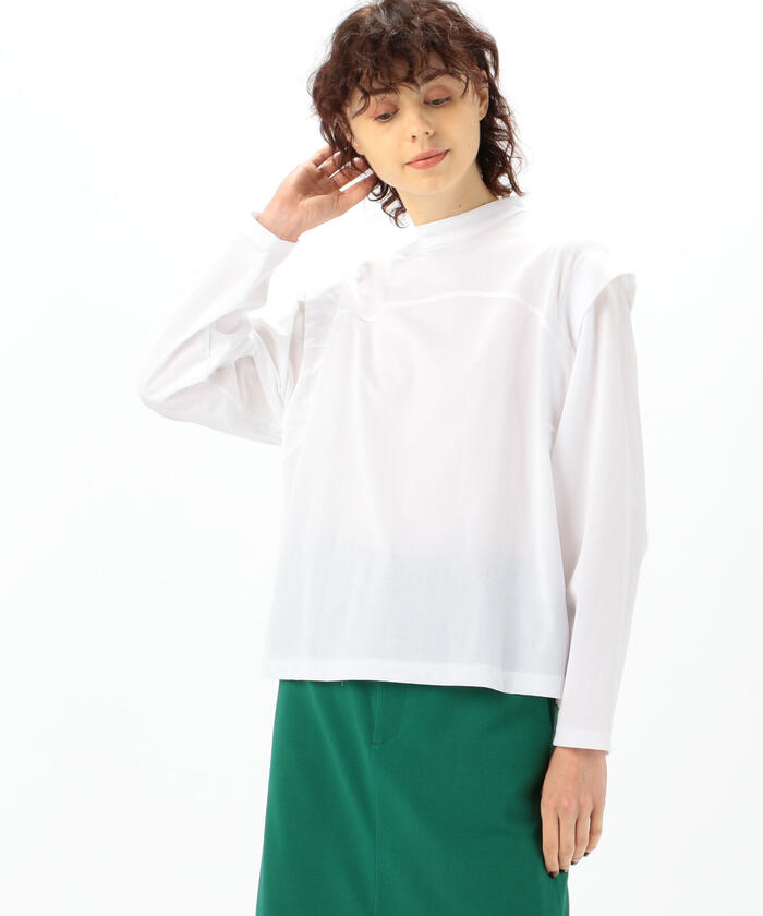 MACPHEE - 【MACPHEE】コットンスムース　ノースリーブプルオーバー 1度着用 MACPHEE コットンスムース ノースリーブプルオーバー