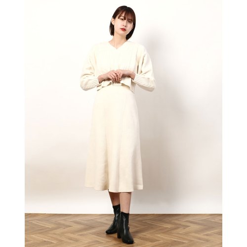 セール 美人百花11月号掲載 セットアップ風ニットワンピース ノエラ Noela D Fashion セール 美人百花11月号掲載 セットアップ風ニットワンピース ノエラ Noela D Fashion