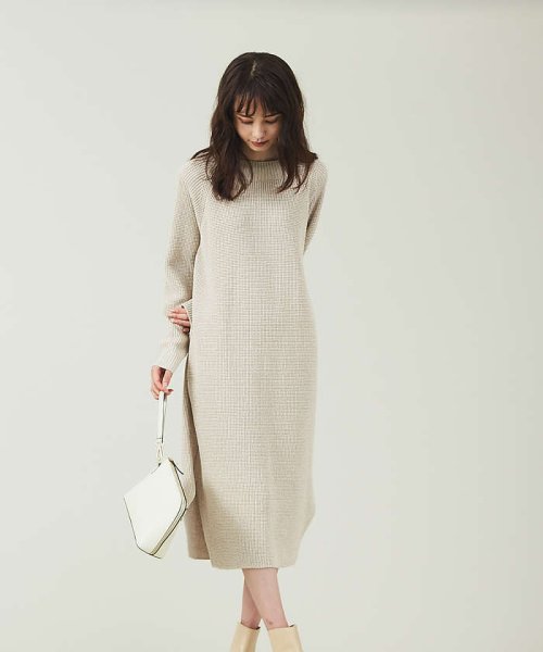 セール 50 Off ワッフルニットワンピース Qualite Qualite D Fashion