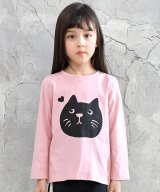 その他系13(75.ねこBIGフェイス×ピンク)