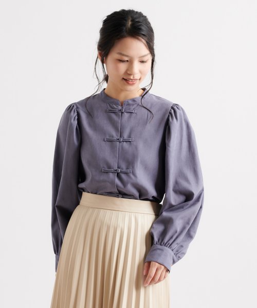 Nyde pollyfan 76 セール】プチハイチャイナブラウス(503569611) | オリーブデオリーブ(OLIVE des OLIVE) - d fashion