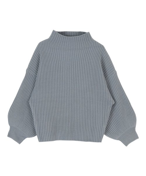 ボトルネックリブニットプルオーバー ティティベイト Titivate D Fashion