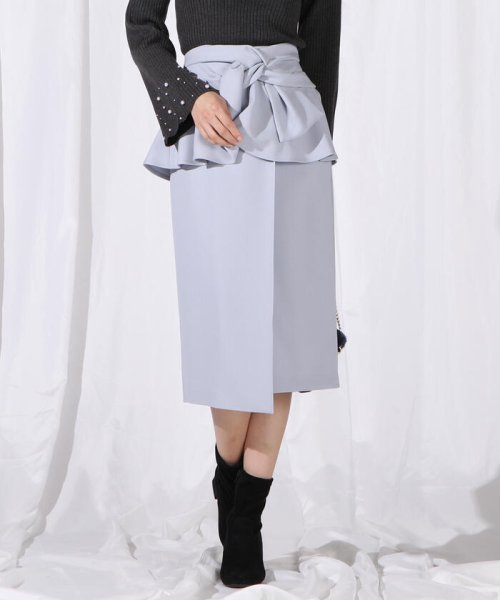 セール ペプラムベルト付き2wayスカート クイーンズコート Queens Court D Fashion セール ペプラムベルト付き2wayスカート クイーンズコート Queens Court D Fashion