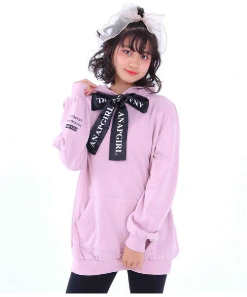 セール ビッグリボンフーディーワンピース アナップガール Anap Girl D Fashion