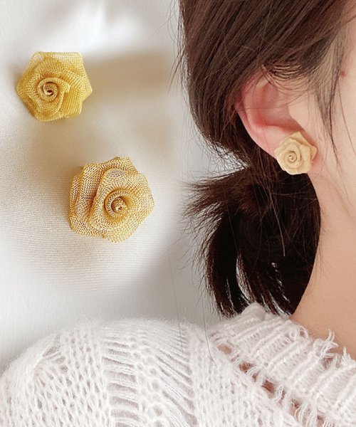 セール ゴールドバラピアス イヤリング可愛い フラワー レディース 人気アクセサリー セイヘイショップ Seiheishop D Fashion