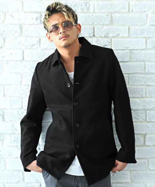 セール15 Off ウールステンカラーコート ステンカラーコート メンズ コート ウール Bitter ビター系 秋冬 ラグスタイル Luxstyle D Fashion