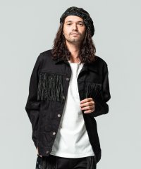 glamb/Fringe denim JKT/503574463