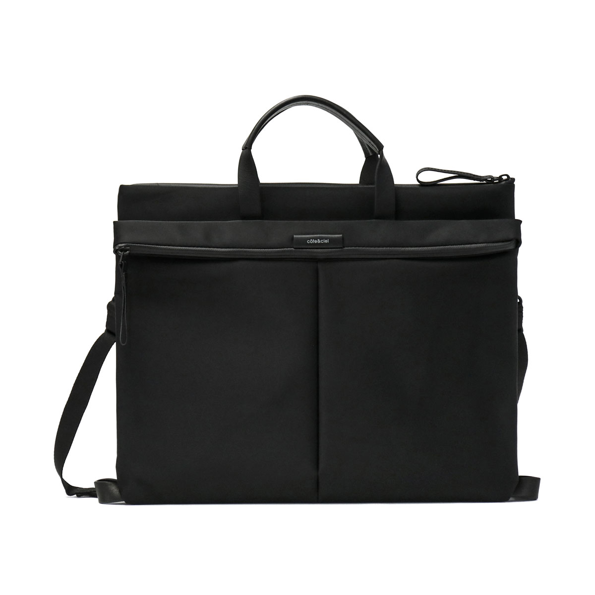 cote&ciel コートエシエル 2way バッグ ブラック 革 正規品1年保証】Cote&Ciel コートエシエル ORNE Pleated Black