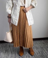 ARGO TOKYO/Fake suede pleats skirt　222033/503576181