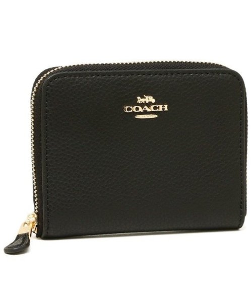 コーチ Coach 財布 アウトレット F スモール ジップ アラウンド ウォレット レディース 二つ折り財布 無地 コーチ Coach D Fashion