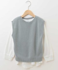 a.v.v(KID'S)/[100－130]バックスリットニットベストセット[WEB限定サイズ]/503473951