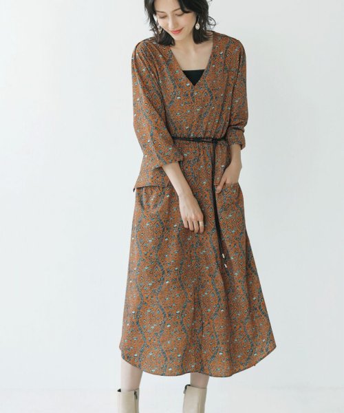 セール ベルト付ウエストマークワンピース ブージュルード Bou Jeloud D Fashion セール ベルト付ウエストマークワンピース ブージュルード Bou Jeloud D Fashion