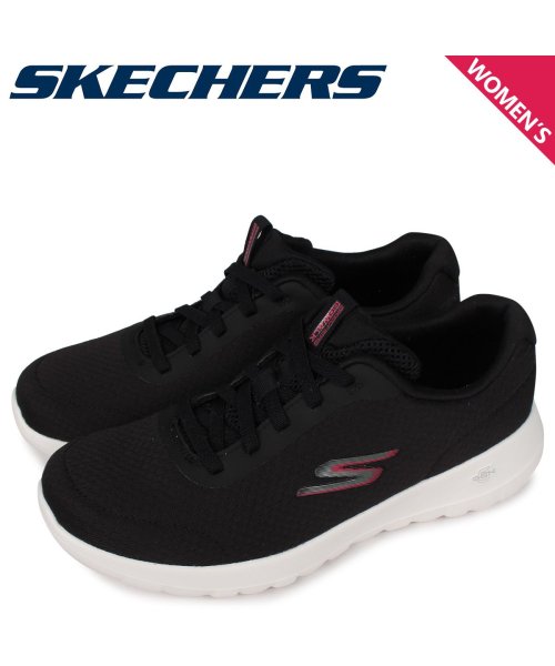 スケッチャーズ Skechers ゴーウォーク ジョイ スニーカー レディース 軽量 Go Walk Joy Ecstatic ブラック 黒 スケッチャーズ Skechers D Fashion