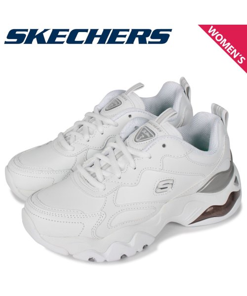 スケッチャーズ Skechers ディライト 3 0 スニーカー レディース 厚底 Dlites 3 0 Air Golden Ru ホワイト 白 1490 スケッチャーズ Skechers D Fashion