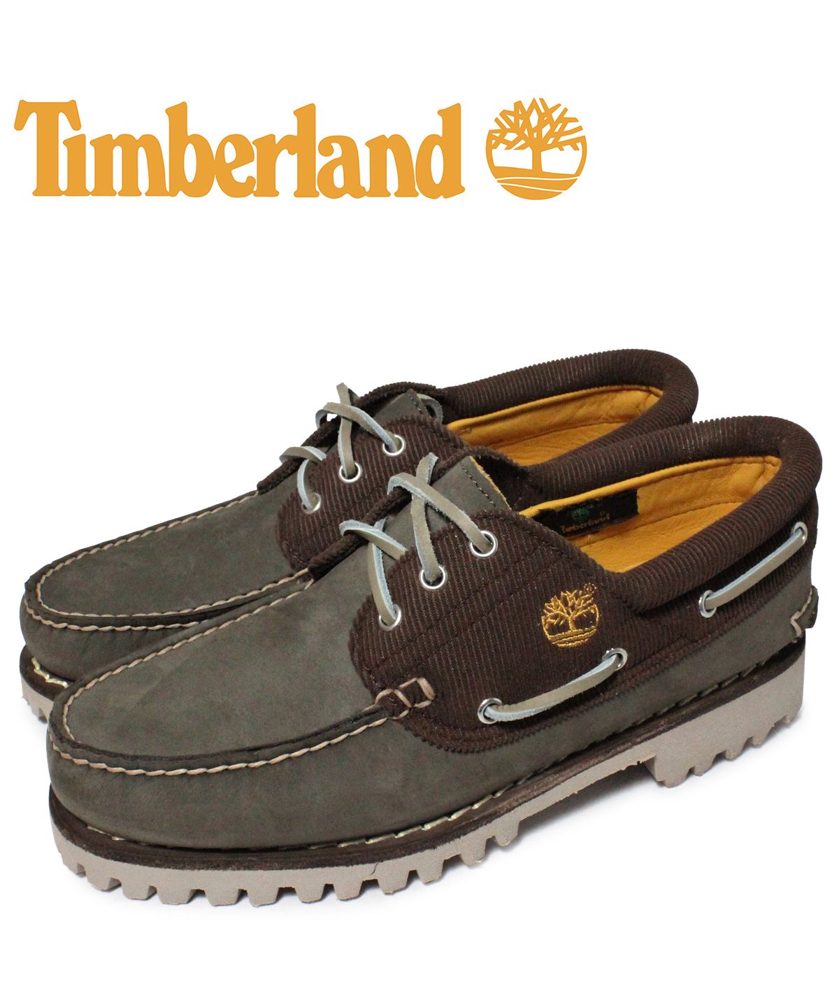 ティンバーランド Timberland オーセンティックス 3アイ デッキシューズ メンズ Authentics 3eye F L オリーブ A2j5y 503583973 ティンバーランド Timberland D Fashion
