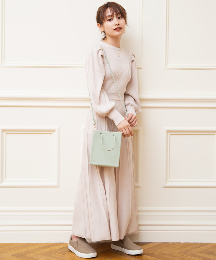 セール 30%OFF】【高橋愛×ViS】ボリュームスリーブニット セール 30%OFF】【高橋愛×ViS】ボリュームスリーブニット