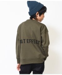 RAT EFFECT/裏起毛バックプリントビッグトレーナー/503590557