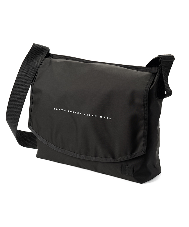 ポーター 吉田カバン／PORTER バッグ ショルダーバッグ 鞄 メンズ 男性 男性用ポリエステル ブラック 黒  SD Shoulder Bag フラップ式 メッセンジャーバッグ