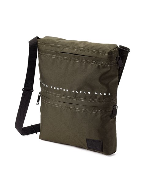 吉田カバン ポーター フラット ショルダーバッグ メンズ レディース 縦長 縦型 Porter 861 ポーター Porter D Fashion