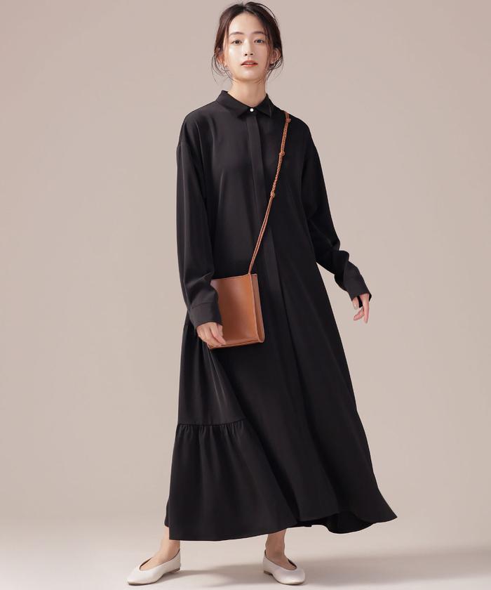 セール 40%OFF】サイドティアードシャツワンピース(503479458