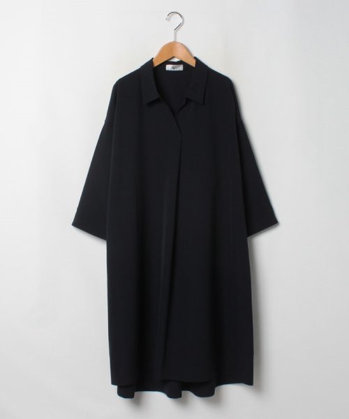 スキッパーネックワンピ ス レリアンプラスハウス Leilian Plus House D Fashion