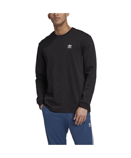 バック フロント プリント トレフォイル 長袖tシャツ アディダス オリジナルス Adidas Originals D Fashion