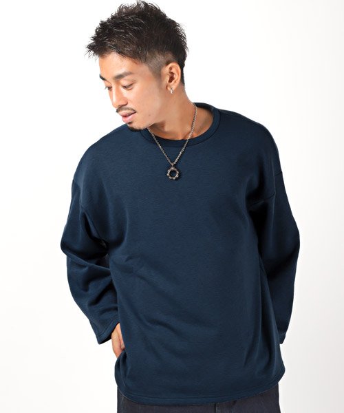 セール15 Off 裏ボアトレーナー トレーナー メンズ 裏ボア ビッグシルエット スウェット ラグスタイル Luxstyle D Fashion