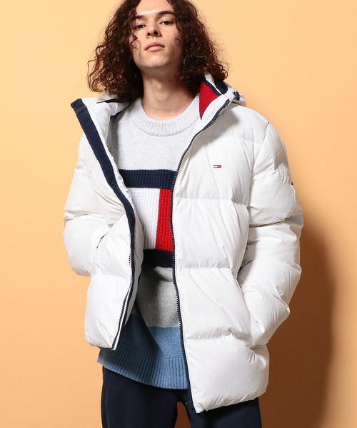 セール】ベーシックフーデッドダウンジャケット(503570500) | トミージーンズ(TOMMY JEANS) - d fashion