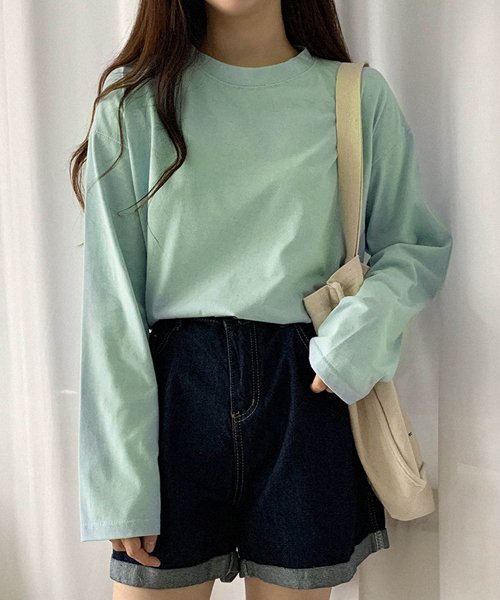 セール Sonyunara ソニョナラ ラウンドルーズカジュアル長袖tシャツ トップス 長袖 ルーズ Tシャツ カジュアル ラウンド オーバーサイズ ゆったり ソニョナラ Sonyunara D Fashion セール Sonyunara ソニョナラ ラウンドルーズカジュアル長袖tシャツ トップス 長袖 ルーズ Tシャツ カジュアル ラウンド オーバーサイズ ゆったり ソニョナラ Sonyunara D Fashion