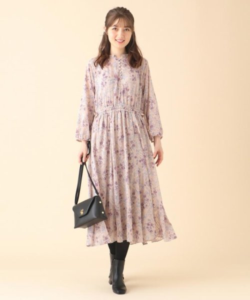 セール 50 Off 洗える シェードmixフラワー ワンピース フェルゥ Feroux D Fashion