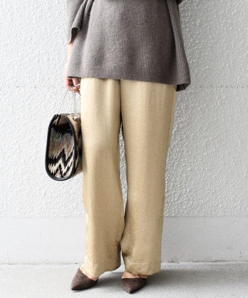 セール サテンワイドパンツ シップス ウィメン Ships Women D Fashion セール サテンワイドパンツ シップス ウィメン Ships Women D Fashion