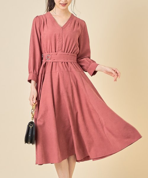 サッシュベルト付きvネックワンピース トッコクローゼットリュクス Tocco Closet Luxe D Fashion サッシュベルト付きvネックワンピース トッコクローゼットリュクス Tocco Closet Luxe D Fashion