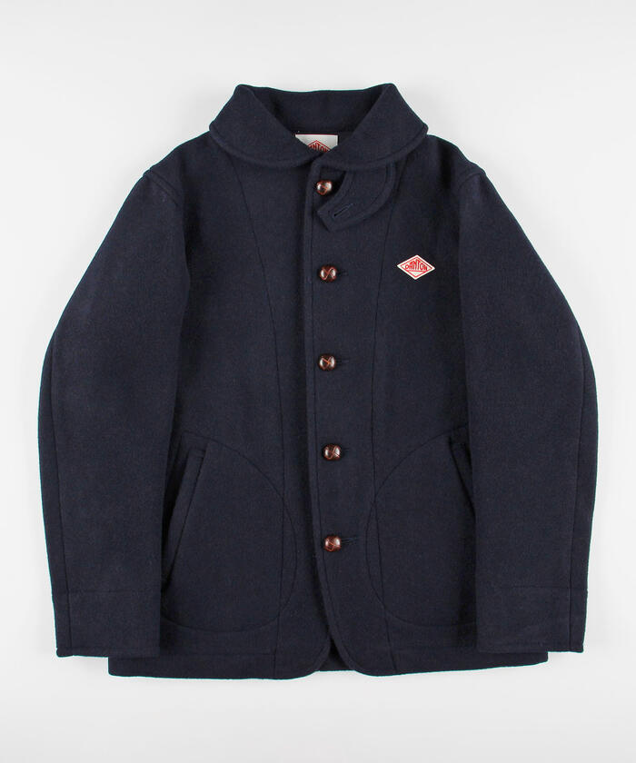 DANTON◇コート/40/ウール/ネイビー/紺/ウールモッサジャケット/19AW DANTON◇コート/40/ウール/ネイビー/紺/ウールモッサジャケット/19AW