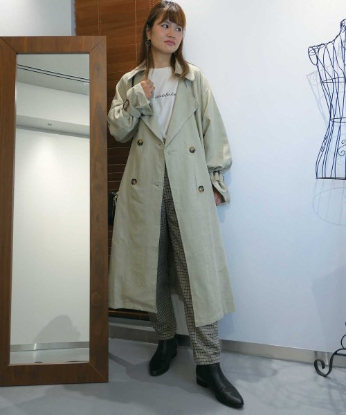 オーバーサイズトレンチコート コーナーズ Lowybycorners D Fashion